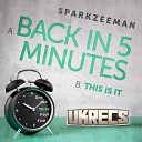SparkzeeMan - Back in 5 minutes