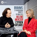 Cyprien Katsaris H l ne Mercier - Brahms 16 Waltzes Op 39 No 10 in G Major