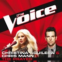 Christina Aguilera Chris Mann - The Prayer The Voice Performance