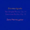 Zane Merritt - Exercices Faciles Op 10 V Theme Allegretto