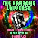 The Karaoke Universe - Tonight I Celebrate My Love Karaoke Version In the Style of Roberta…