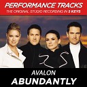 Avalon - Abundantly Performance Track In Key Of G A Without Background…