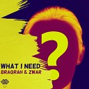 BraQrah Zwar - What I Need Original Mix