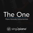 Sing2piano - The One Originally Performed by Kodaline Piano Karaoke…