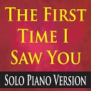 The Shinrabushee - The First Time I Saw You Solo Piano Version