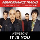 Newsboys - It Is You Performance Track In Key Of G With Background…