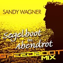Sandy Wagner - Segelboot im Abendrot Speedboot Mix