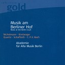 Berlin Academy for Old Music - Overture in B flat major IV Gigue