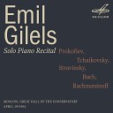 Эмиль Гилельс - Прелюдия си минор BWV 855a