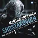 Martha Argerich feat Sergei Nakariakov - Shostakovich Concerto for Piano Trumpet and String Orchestra No 1 in C Minor Op 35 II Lento…
