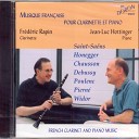Fr d ric Rapin Jean Luc Hottinger - Sonate pour clarinette et piano FP 184 I Allegro…