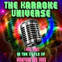 The Karaoke Universe - I Will Wait Karaoke Version In the Style of Mumford And…