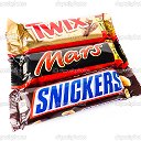 twix mars snickers