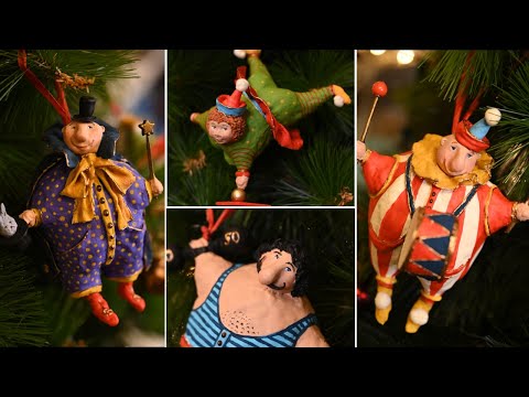 Ватные елочные игрушки своими руками / Цирковая труппа на елку от канала "My DIY life"
