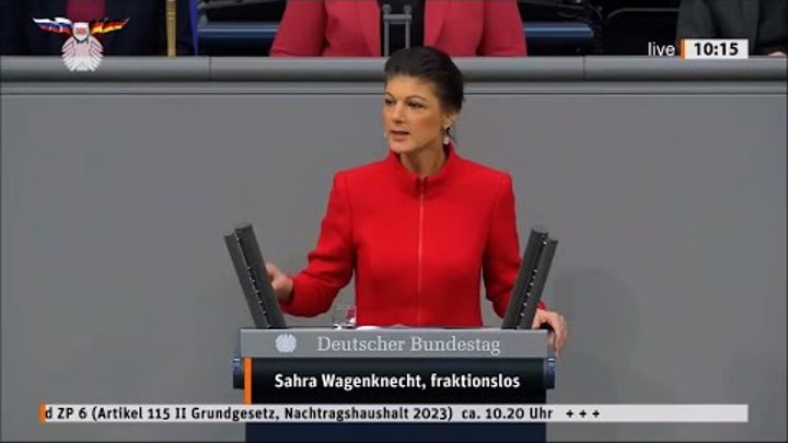 Сара Вагенкнехт: Шольц хватит спасать Украину, спасать уже нужно Гер ...