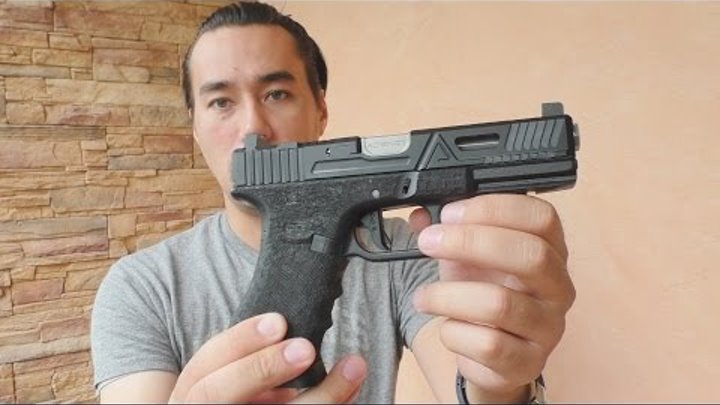 Кастомный airsoft Glock 17 Agency Arms от RWA