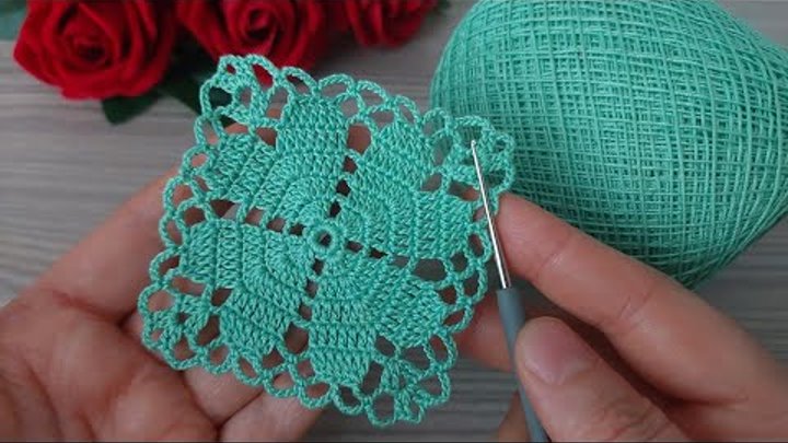 Wonderful Flower Crochet Pattern: Online Tutorial for Beginners in C ...