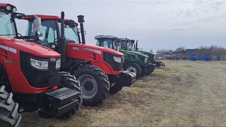 Сельхозтехника и Китайские трактора обзор на складе партнеров.