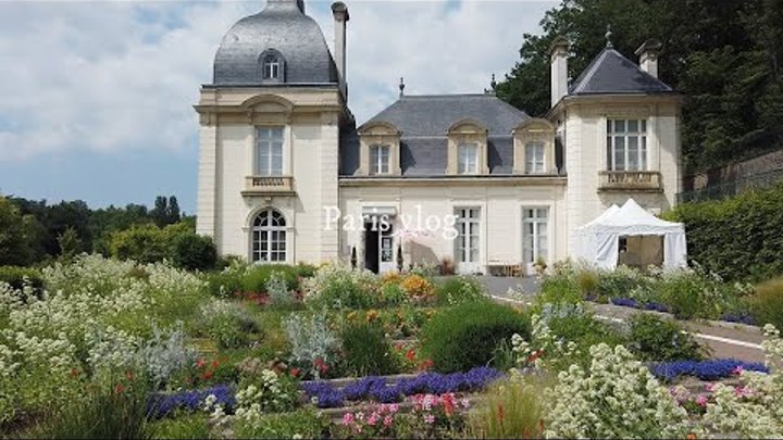 フランス暮らし | トワルドジュイと薔薇の花 | パリのカフェ・ラデュレのケーキを楽しむ | Toile de Jouy Café Ro ...