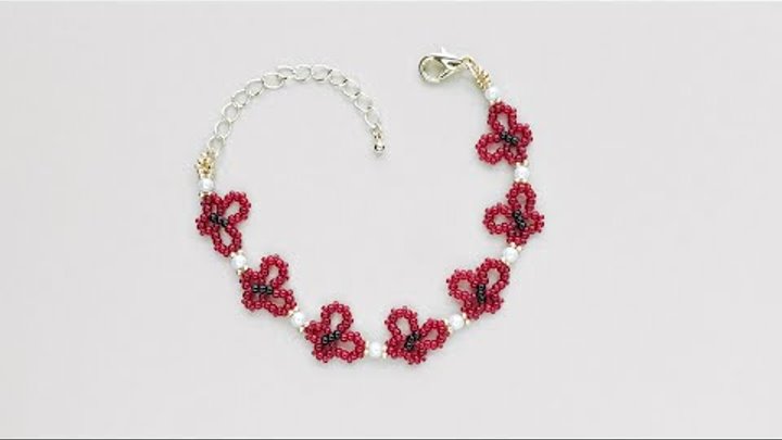 【DIY】Jewelry Making Idea Bracelet making with beads * Beading Tutori ...