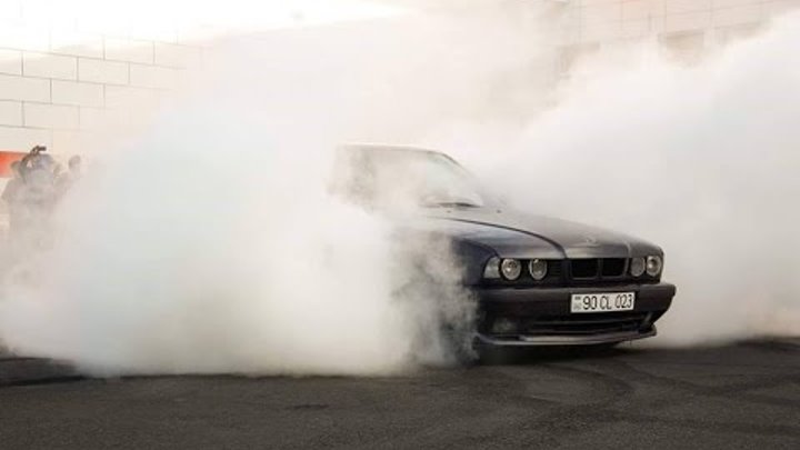 Elvin 023 BMW E34 Legal Street Drift 2017!!!