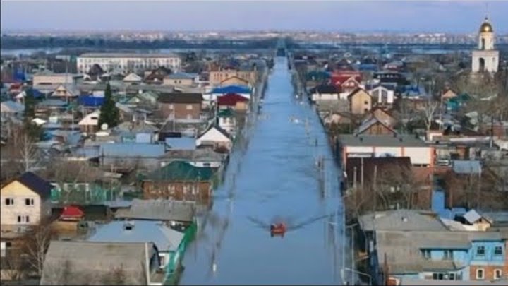 Казахстан. Петропавловск. Подгора. 14 апреля. Все в воде.