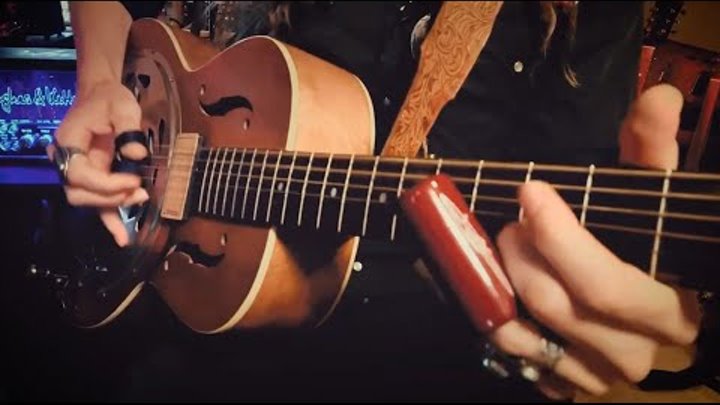 MOONSHINER'S BLUES  |  Slide Guitar on the Mystery Resonator