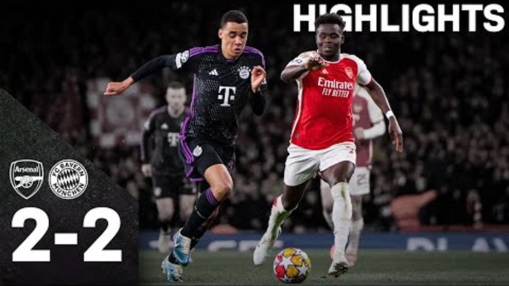 Stunning back and forth ends in draw! | Arsenal FC vs. FC Bayern 2-2 ...