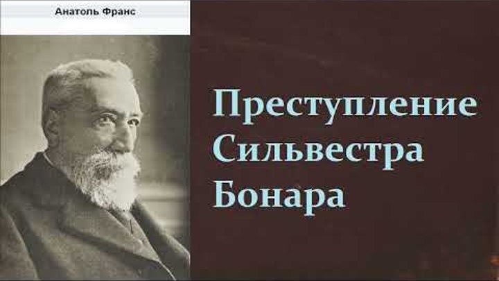 Анатоль Франс. Преступление Сильвестра Бонара. Аудиокнига.