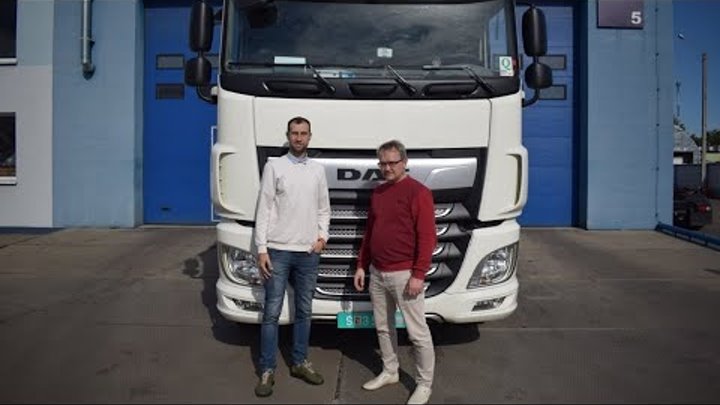 Отгрузка грузовой техники DAF XF 480 от Трансконсалт Сервис