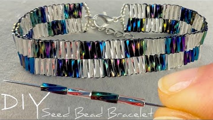 Bugle Beads Tutorial | Beads Jewelry Making | DIY Bugle Bead Bracele ...