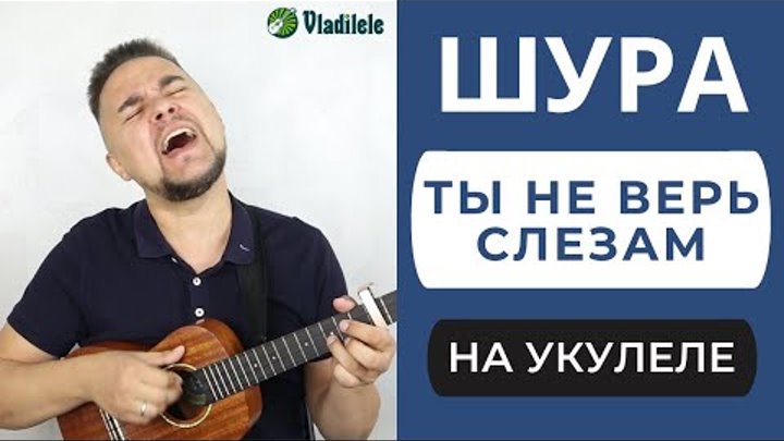 ШУРА - ТЫ НЕ ВЕРЬ СЛЕЗАМ укулеле кавер