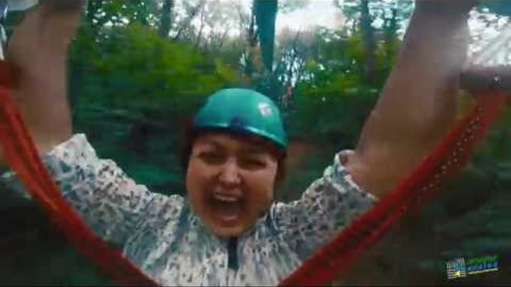 Roller Coaster Zipline in Ukraine!