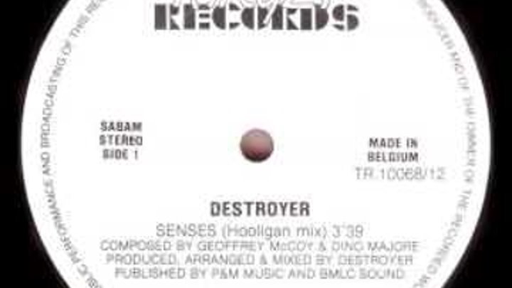 DESTROYER - SENSES (HOOLIGAN MIX)  1991