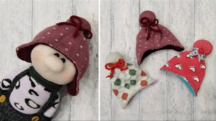 Как сделать шапочку для куклы за 15 минут - How to make a doll hat i ...