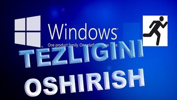 Windows tezligini oshirish !