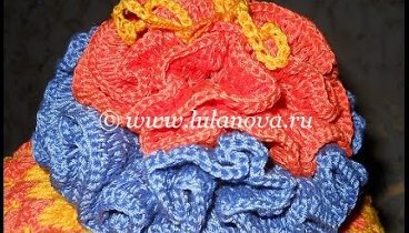 Цветок весенний - вязание крючком - Crochet flower