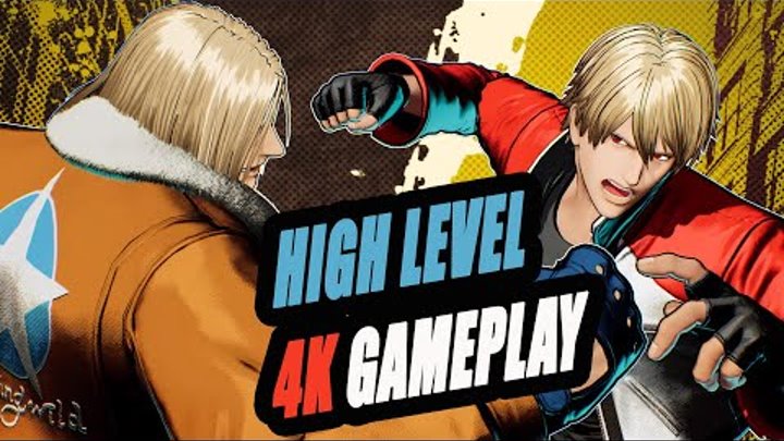 FATAL FURY COTW High Level 4K Gameplay - Terry vs Rock Match With An ...
