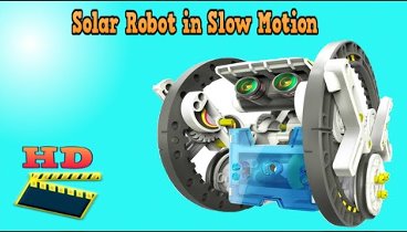 Solar Robot moving in Slow Motion