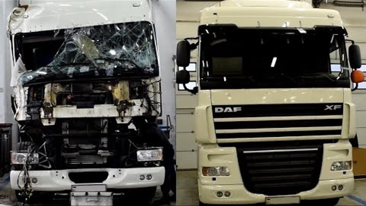 Страховой ремонт грузовой техники DAF и восстановление тягачей DAF п ...