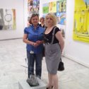 Фотография "Ира и я на выставке 24.06.2011"