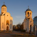 Фотография "Санкт-Петербург, Малоохтинский проспект, Успенская церковь."