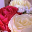 Фотография "Роза из атласных лент ❤️это тот букет который не завянет💐💥
Букет из 7 роз - 650р и выше! Всё зависит от количества роз  в букете и чем вы хотите их дополнить💞"