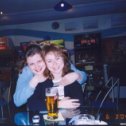 Фотография "С любимой подругой. 2004 год отмечаем 8 Марта. Я слева."