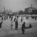 Фотография "Каток на Пресне в Москве.
Январь 1908 года."