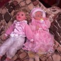 Фотография "внучка КАТЮША.(та что справа.слева кукла у коей позаимствовали наряды)"