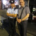Фотография "я и полиция Гонконга"