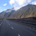 Фотография "ITALIA, autostrada Milan- Aosta"