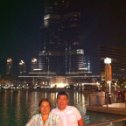 Фотография "Танцующий фонтан и самый высокий небоскреб в мире "BURJ HALIFA". DUBAI.UAE. 2011"