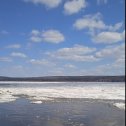 Фотография "3 мая 23 год пошёл лёд на реке Енисей батюшка"